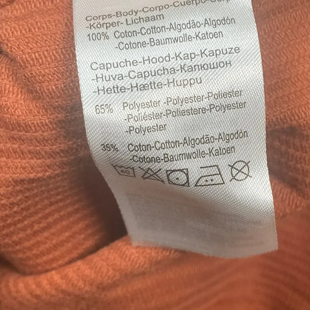 Vertbaudet Jacket Toddler Boys Size 3Y Corduroy Hooded Snap Brown NWT